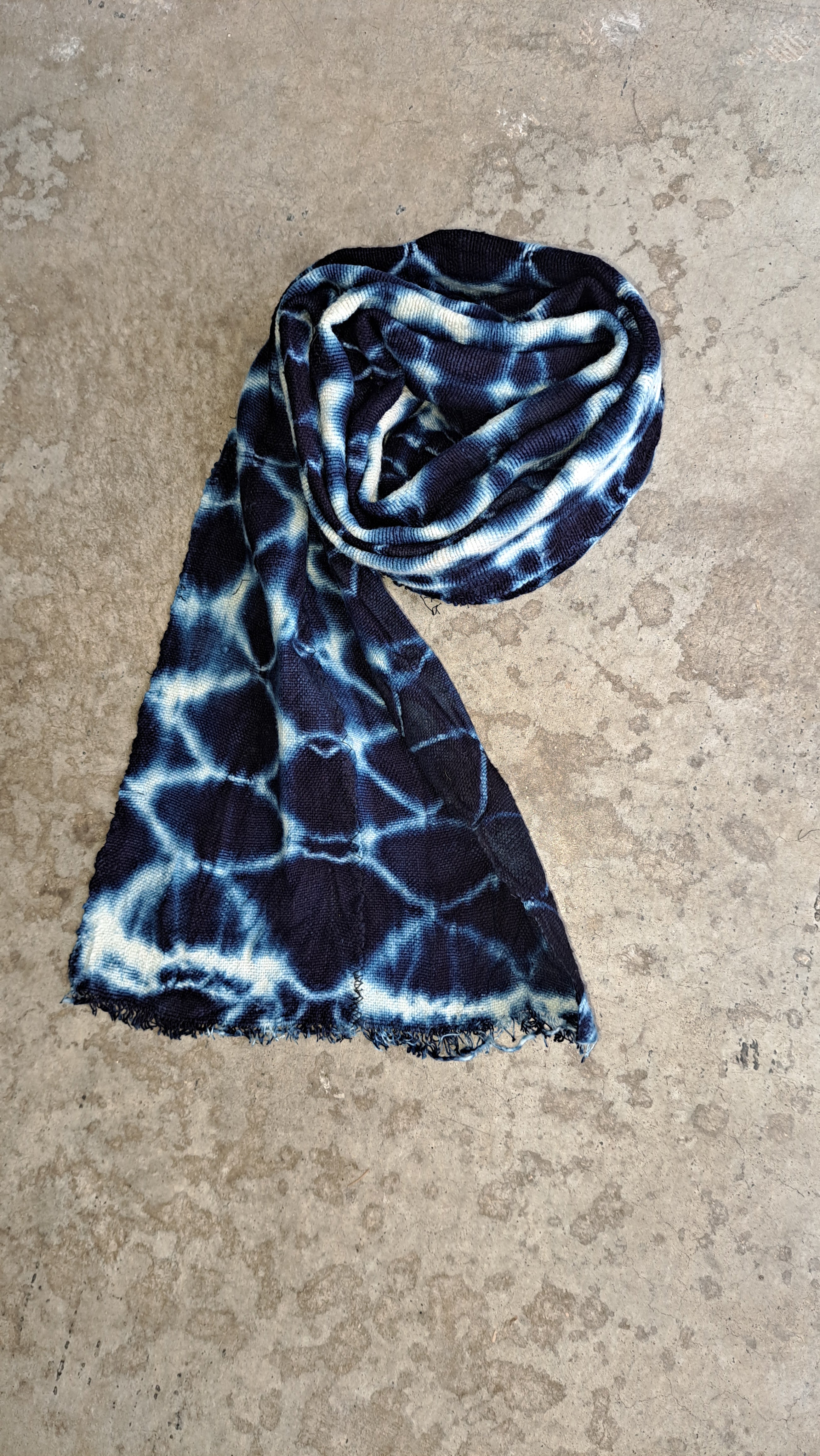 Inez Indigo scarf