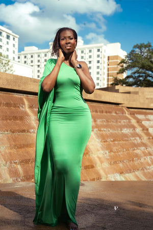 goddess with green dress Earth goddess halloween costume