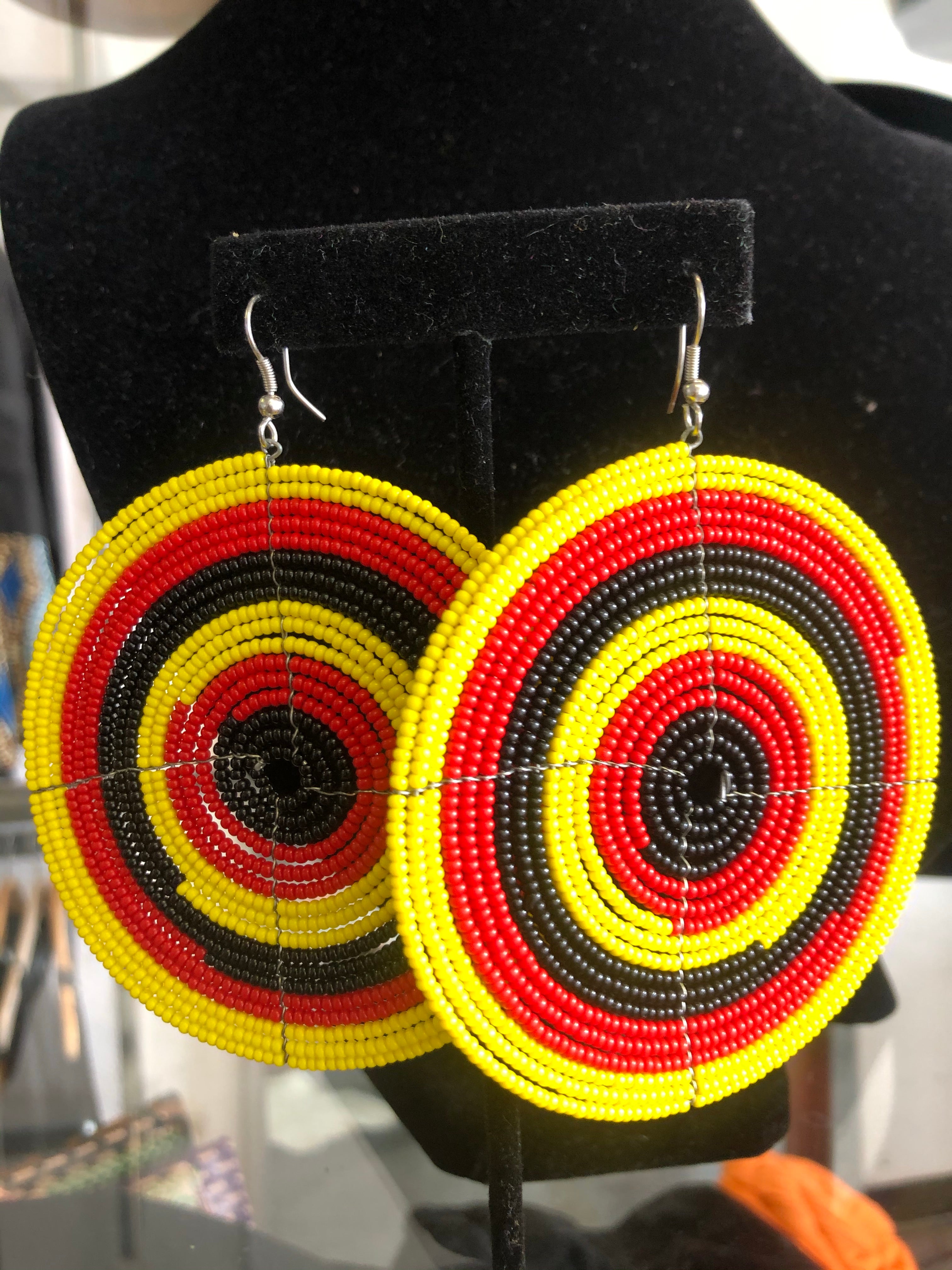 Andi Circle Beaded Earrings